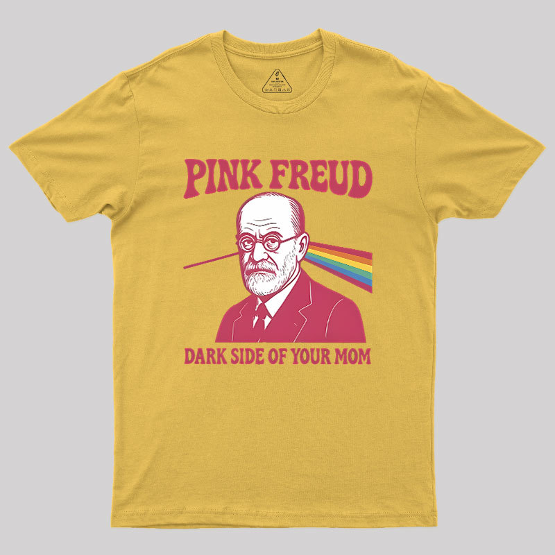 Pink Freud Geek T-Shirt