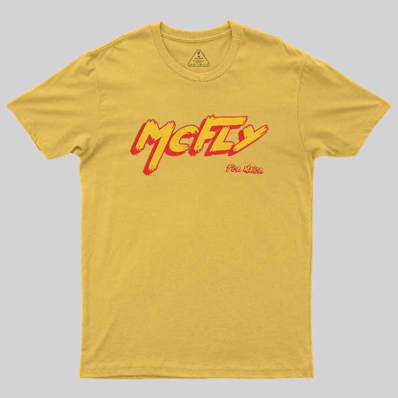 McFly For Mayor Geek T-Shirt