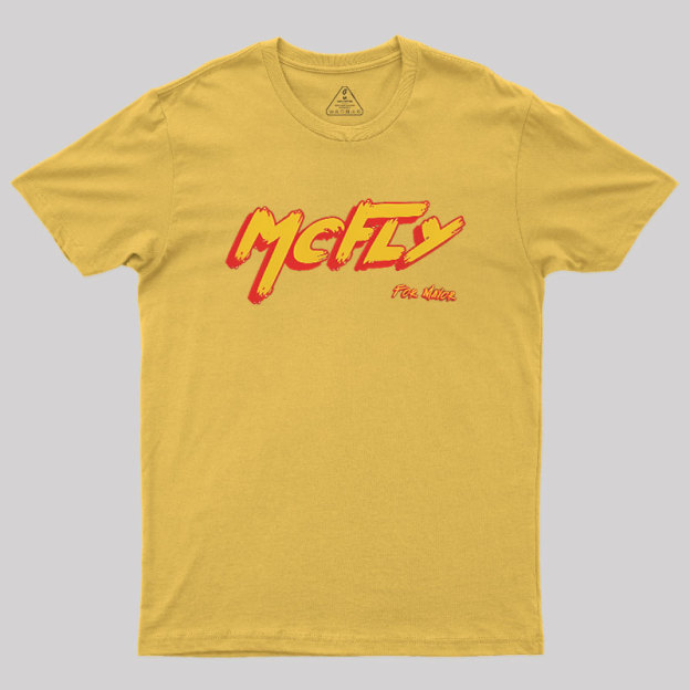 McFly For Mayor Geek T-Shirt