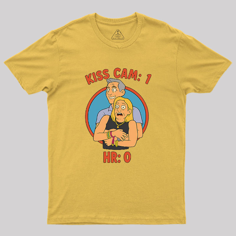 Caught On The Coldplay Kiss Cam Geek T-Shirt