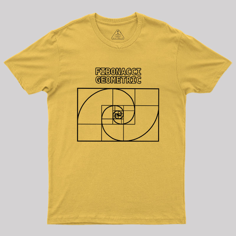 Fibonacci Geometric Geek T-Shirt