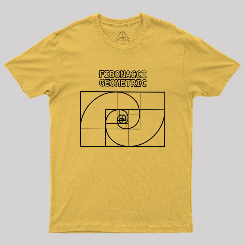 Fibonacci Geometric Geek T-Shirt