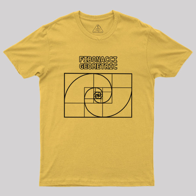 Fibonacci Geometric Geek T-Shirt