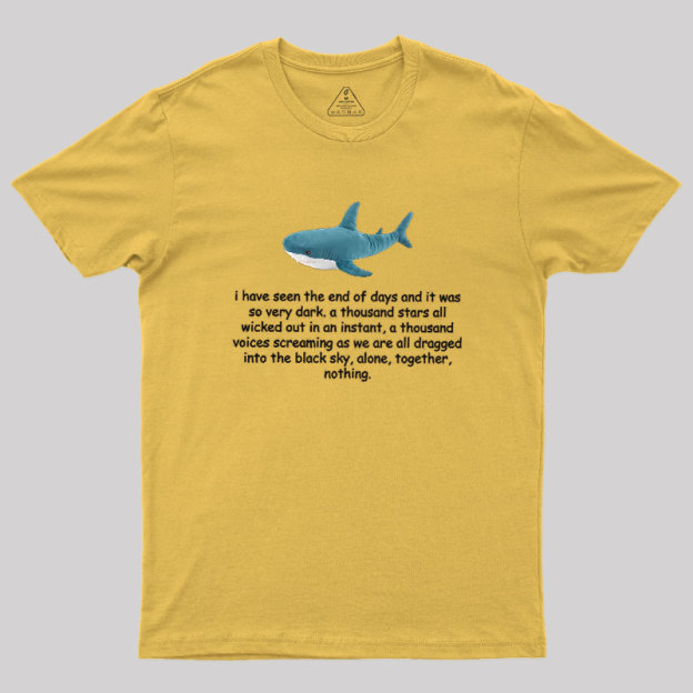 Shark Existentialism Geek T-Shirt