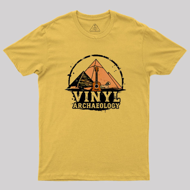 Vinyl Archaeology Geek T-Shirt