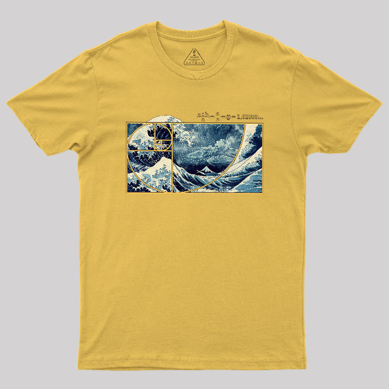 The Great Fibonacci Wave Science Geek T-Shirt