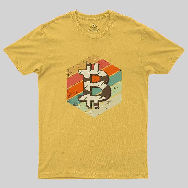 Retro Bitcoin Geek T-Shirt