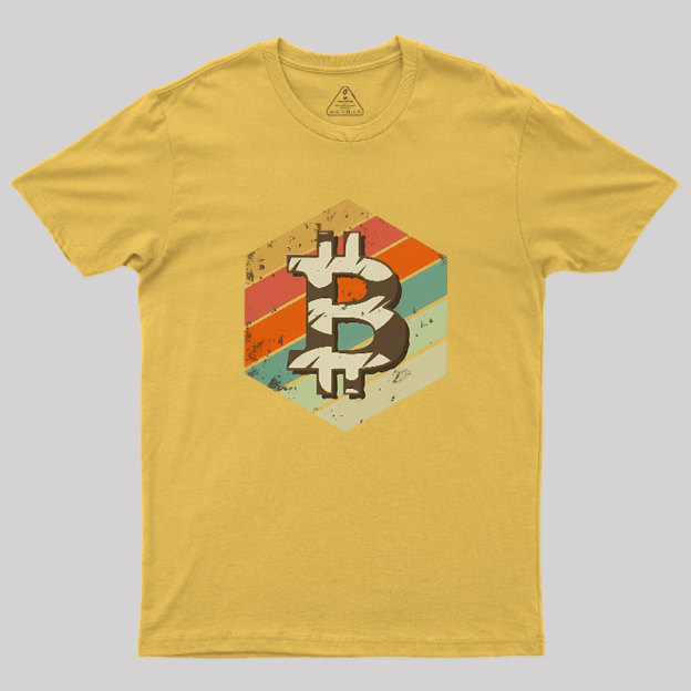 Retro Bitcoin Geek T-Shirt