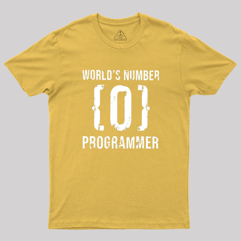 World's Number Programer Geek T-Shirt