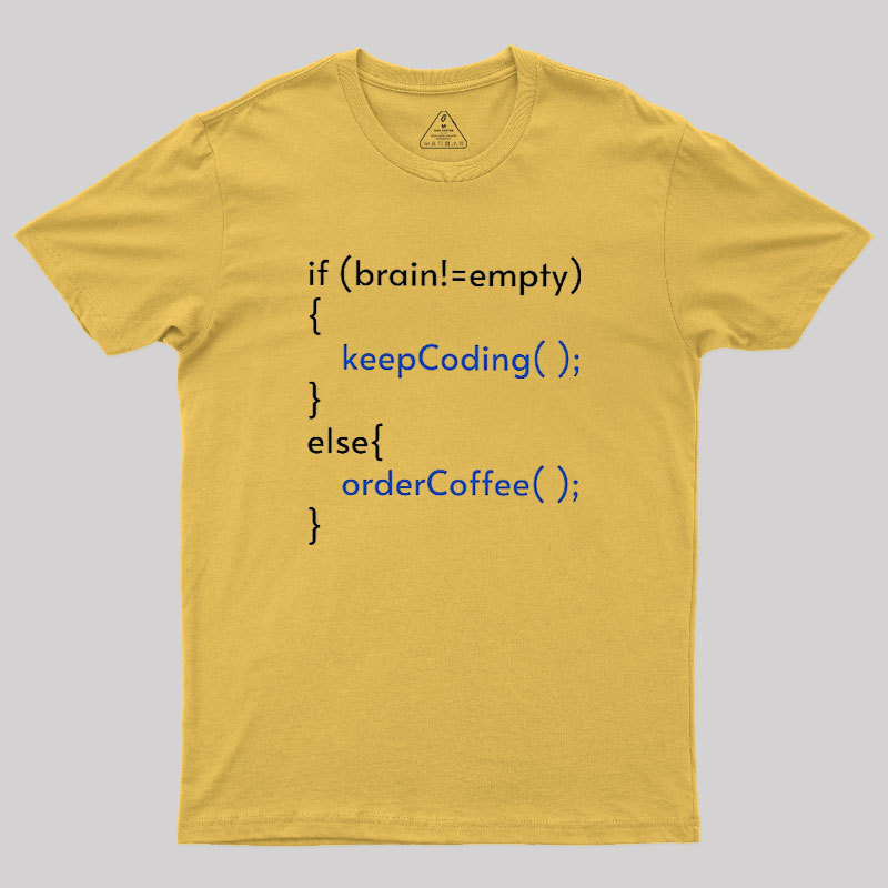 Keep Coding Geek T-Shirt