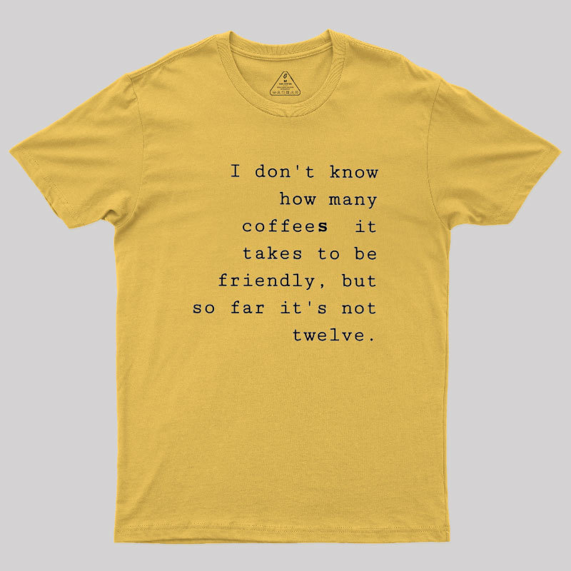 Coffee Demand Geek T-Shirt