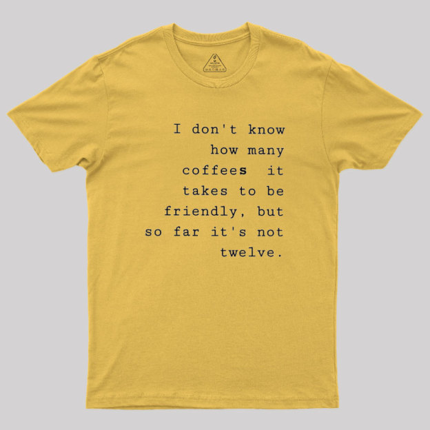 Coffee Demand Geek T-Shirt