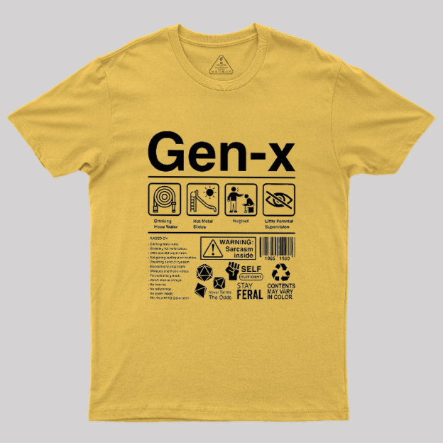 Gen X Label Geek T-Shirt