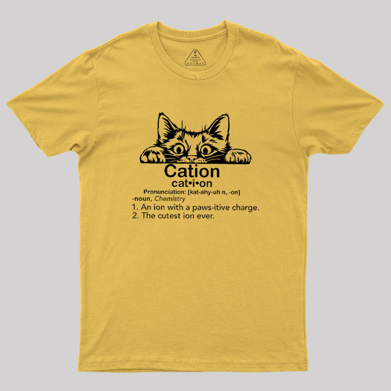 Cat-tion Geek T-Shirt