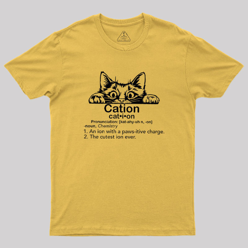 Cat-tion Geek T-Shirt