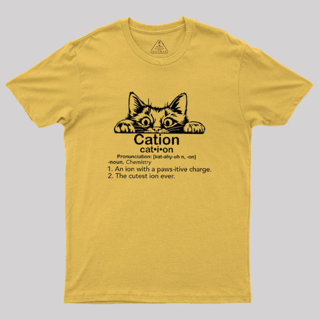 Cat-tion Geek T-Shirt