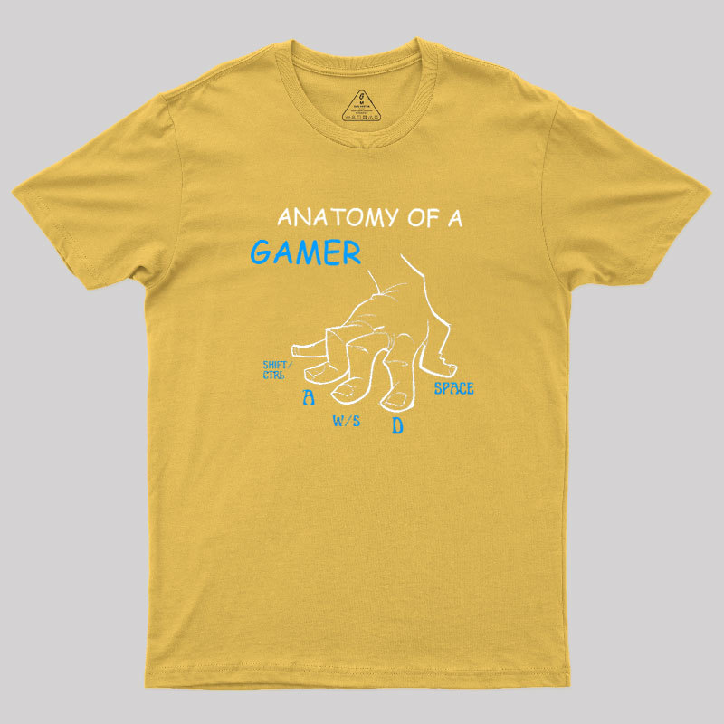 Anatomy Of A Gamer Geek T-Shirt