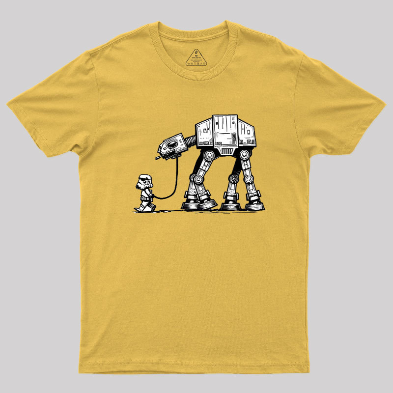 Empire Robot Dog-Star Battles Geek T-Shirt