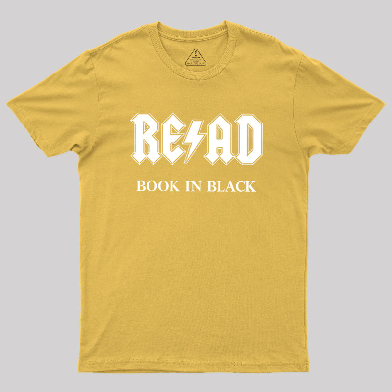RE/AD - Book In Black Geek T-Shirt