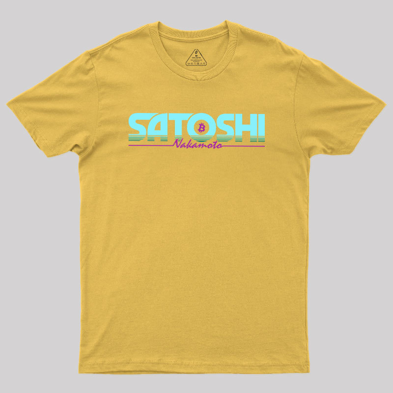 Satoshi Nakamoto Geek T-Shirt