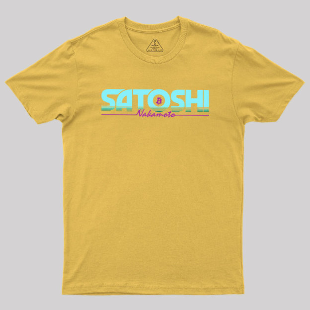 Satoshi Nakamoto Geek T-Shirt