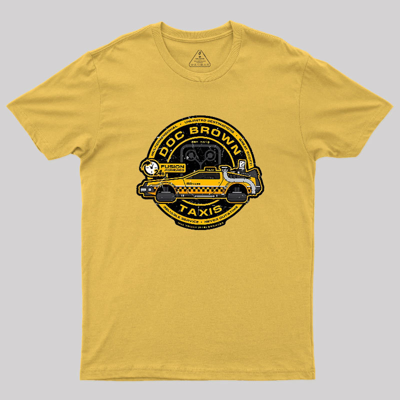 Doc Brown Taxis Geek T-Shirt