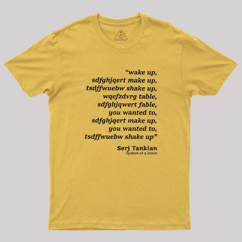 System of a Down Geek T-Shirt