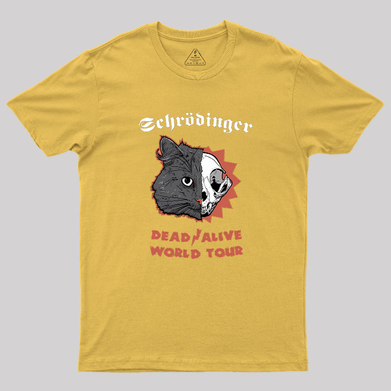 Schrodinger: Dead / Alive World Tour Geek T-Shirt
