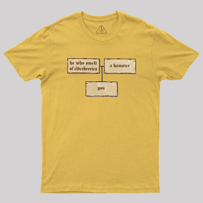 He Who Smelt of Elderberries Geek T-Shirt
