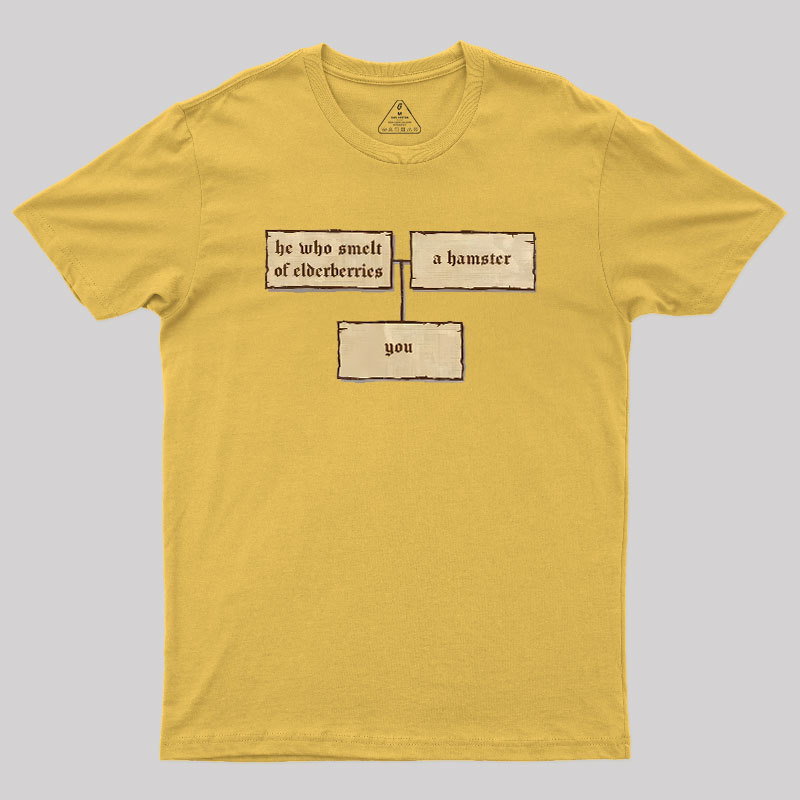 He Who Smelt of Elderberries Geek T-Shirt