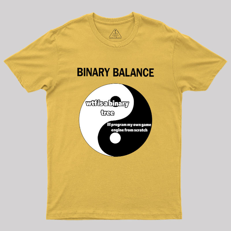 Binary Balance Geek T-Shirt