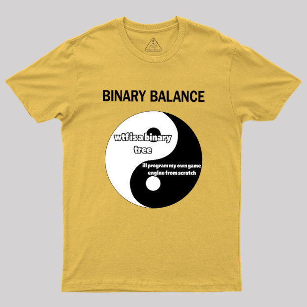 Binary Balance Geek T-Shirt