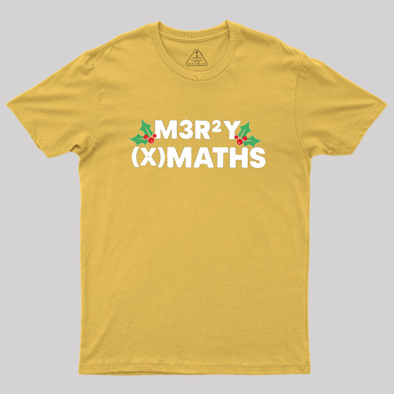 M3RRY (X)MATHS Geek T-Shirt