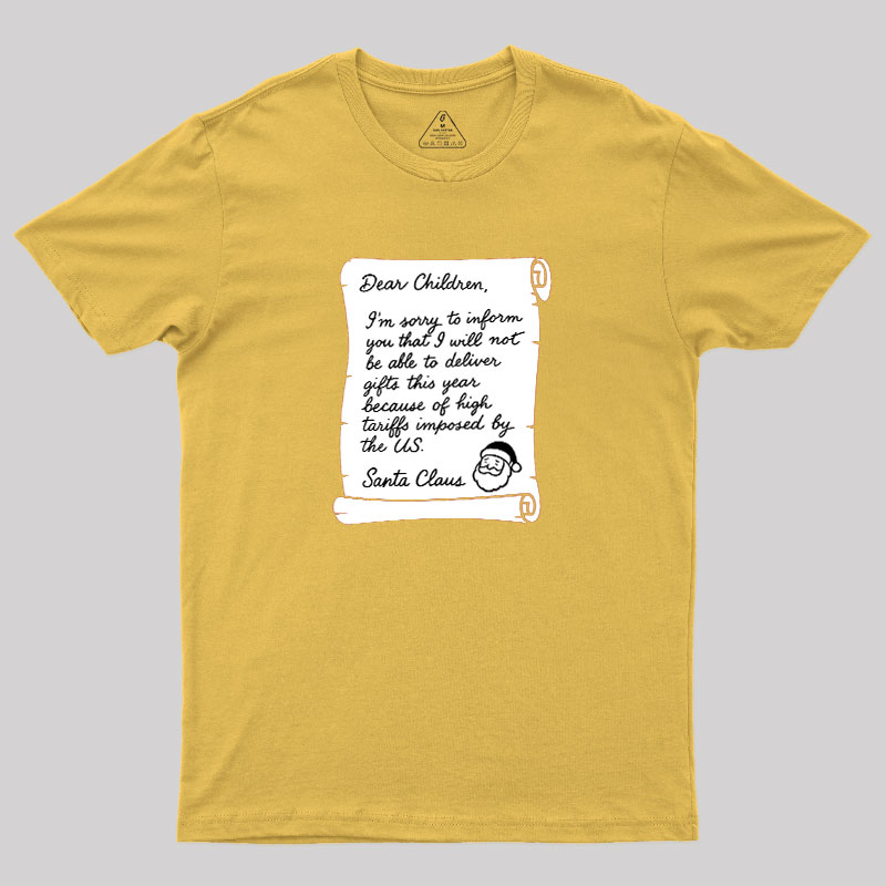 Christmas Letter Geek T-Shirt