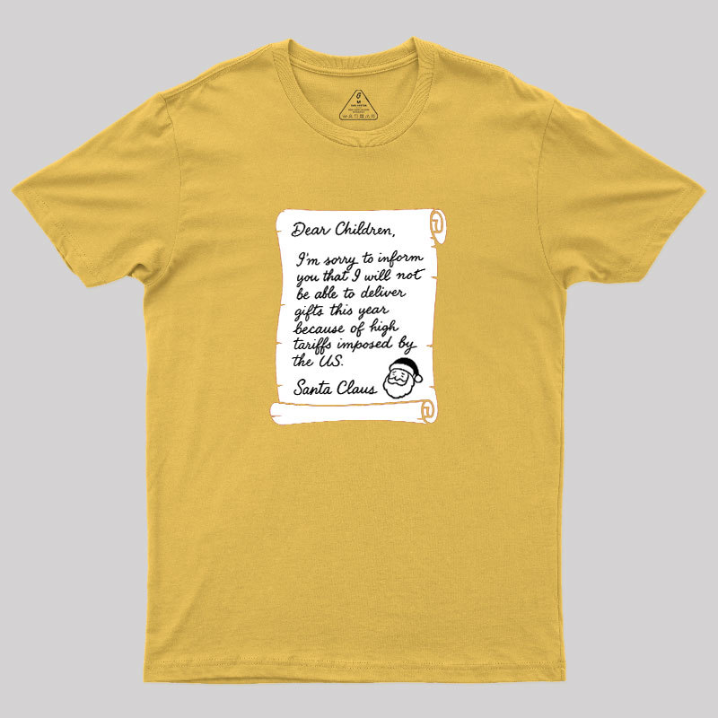Christmas Letter Geek T-Shirt