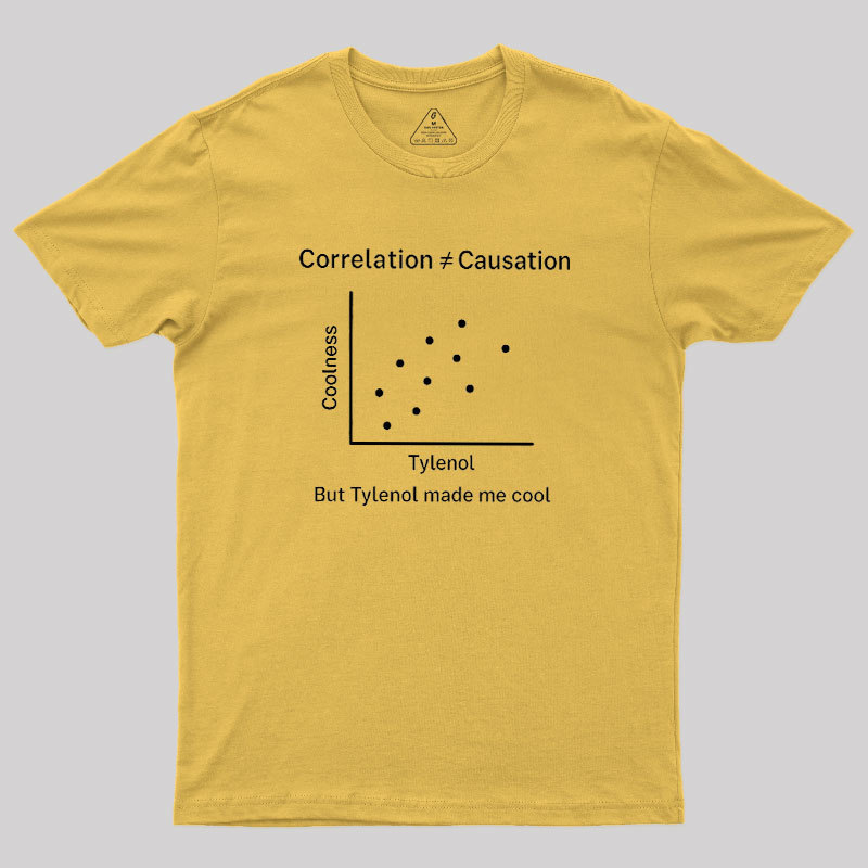 Tylenol Made Me Cool Geek T-Shirt