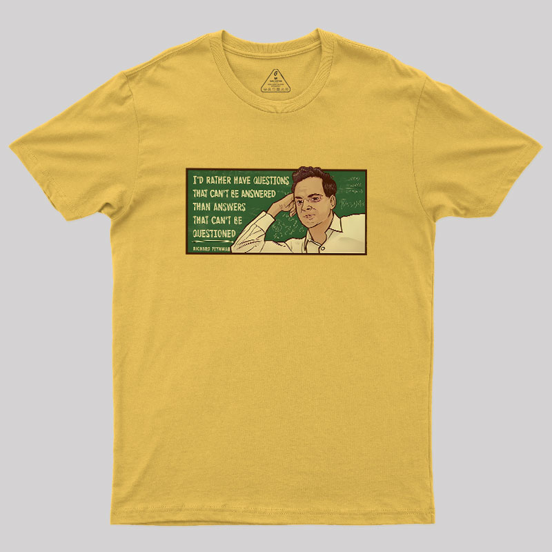 Feynman Science Shirt Geek T-Shirt