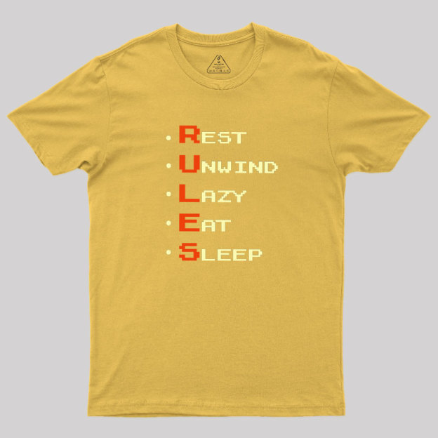 RULES Geek T-Shirt