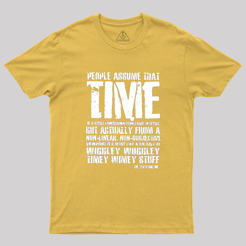 Wibley Wobbley Timey Wimey Geek T-Shirt