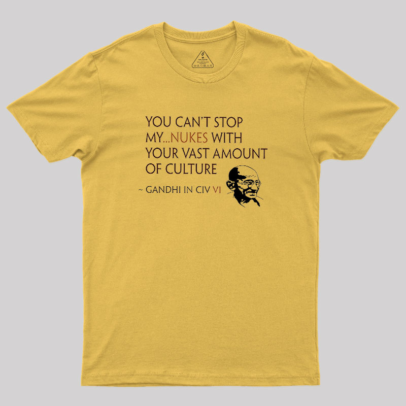 Gandhi Style Civ VI Geek T-Shirt