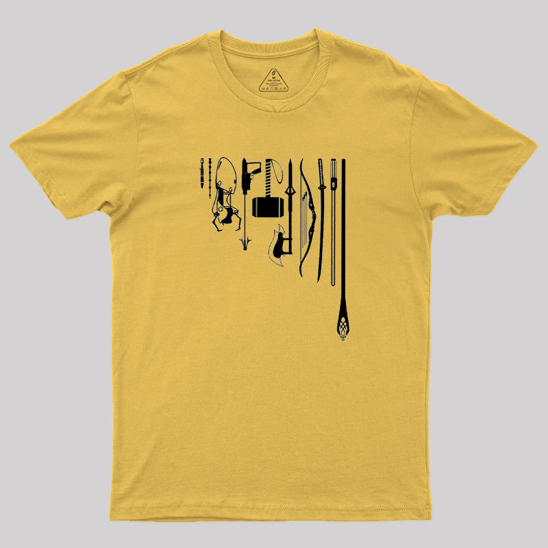 Iconic Weapons Geek T-Shirt