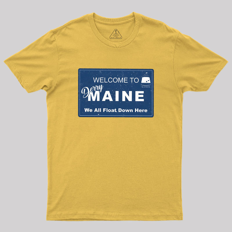 Welcome to Derry Maine Geek T-Shirt