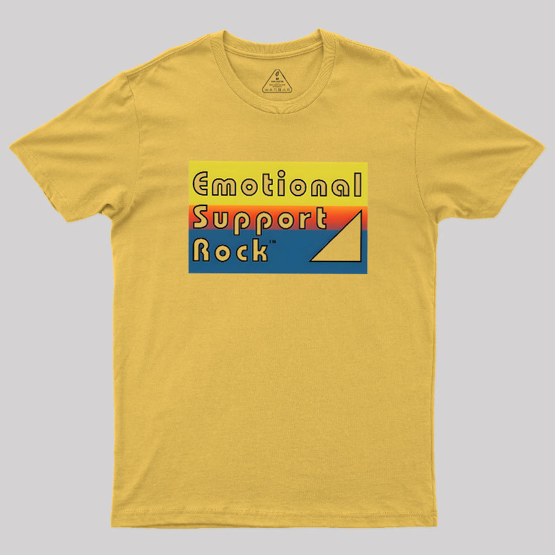 Emotional Support Rock Geek T-Shirt