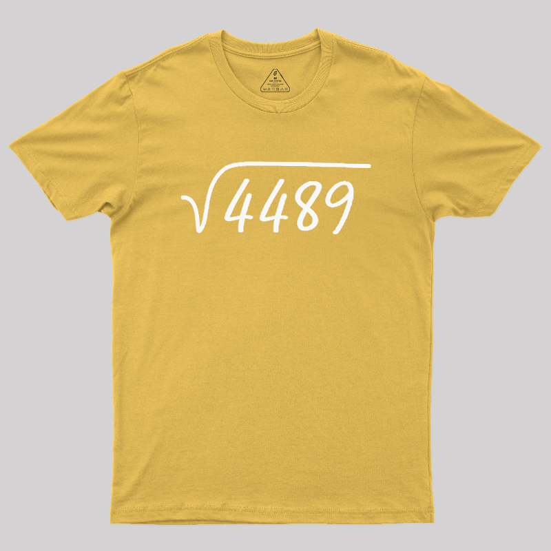 67 Meme Square Root Geek T-Shirt