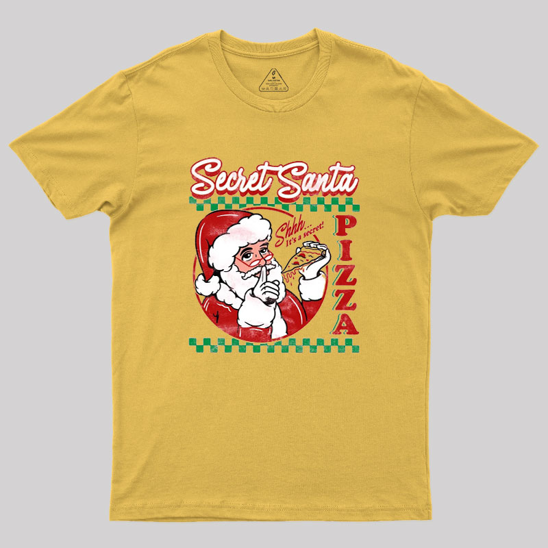 Secret Santa Pizza Geek T-Shirt