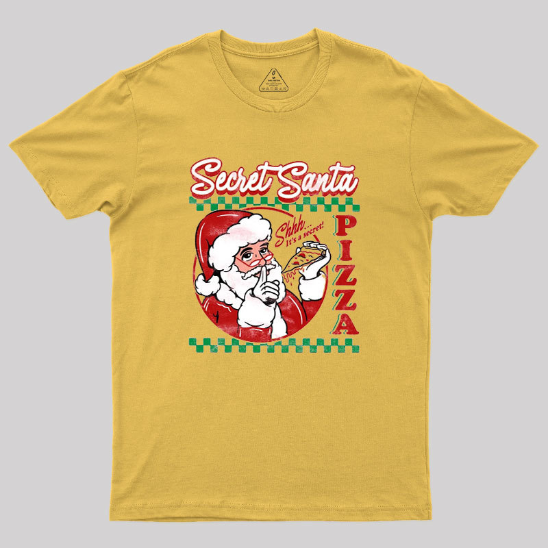 Secret Santa Pizza Geek T-Shirt