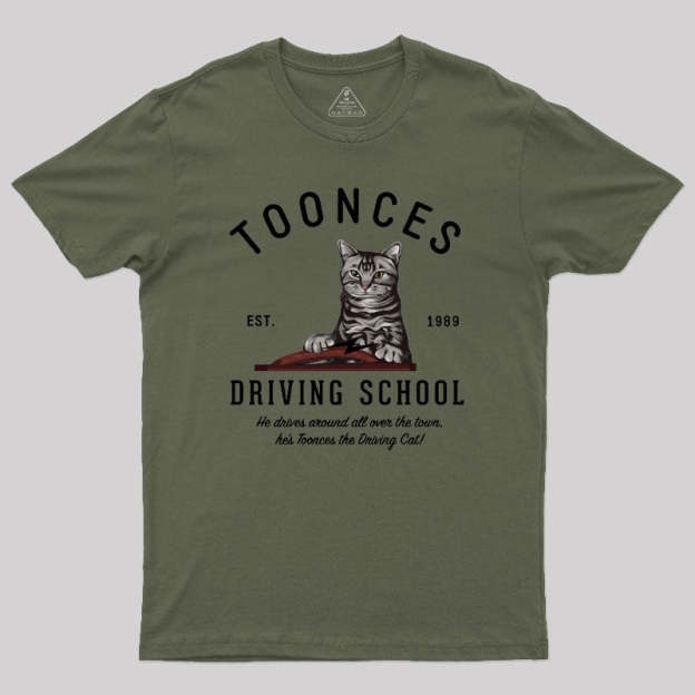 Toonces Driving School - Est. 1989 Geek T-Shirt