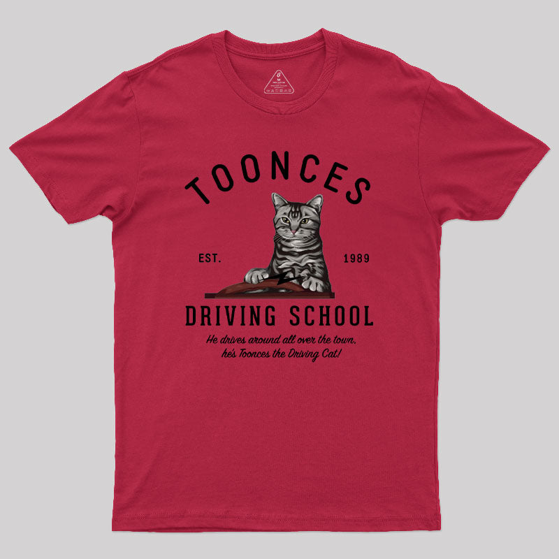 Toonces Driving School - Est. 1989 Geek T-Shirt