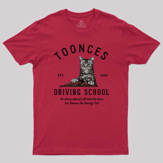 Toonces Driving School - Est. 1989 Geek T-Shirt