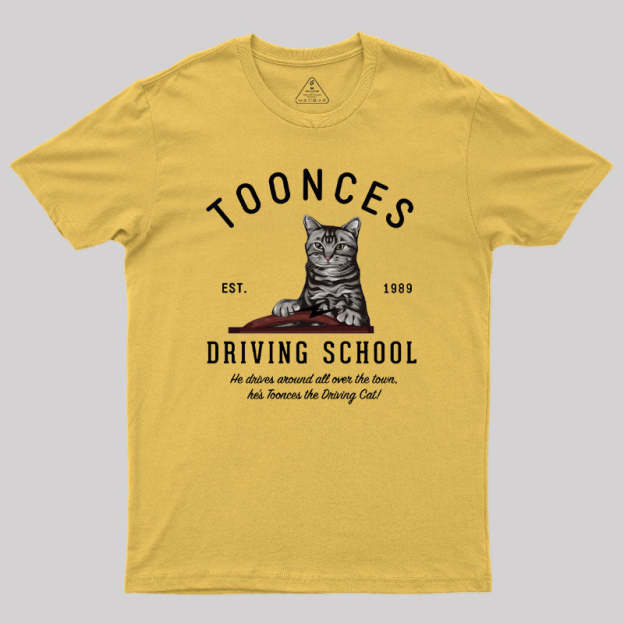 Toonces Driving School - Est. 1989 Geek T-Shirt